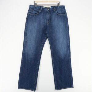 Jake Agave Denimsmith Jeans Mens‎ 38 Blue Relax Mid Rise Straight Waterman USA